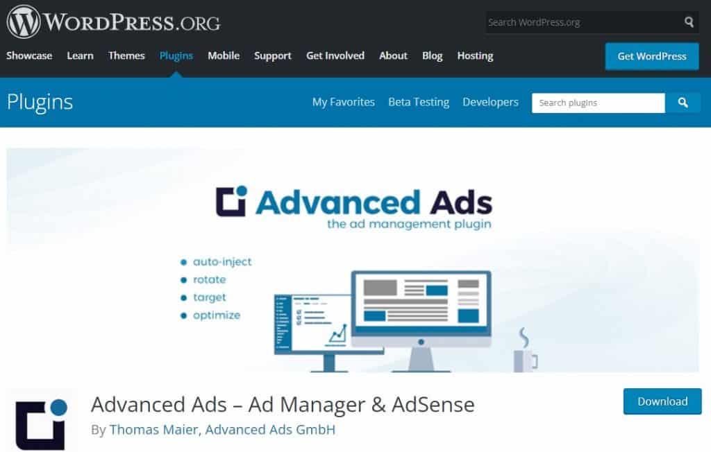 Advanced Ads- Home Page